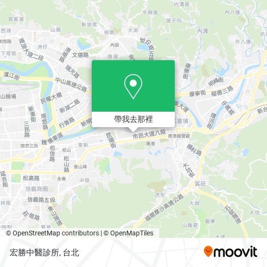 宏勝中醫診所地圖