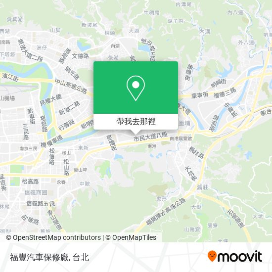 福豐汽車保修廠地圖