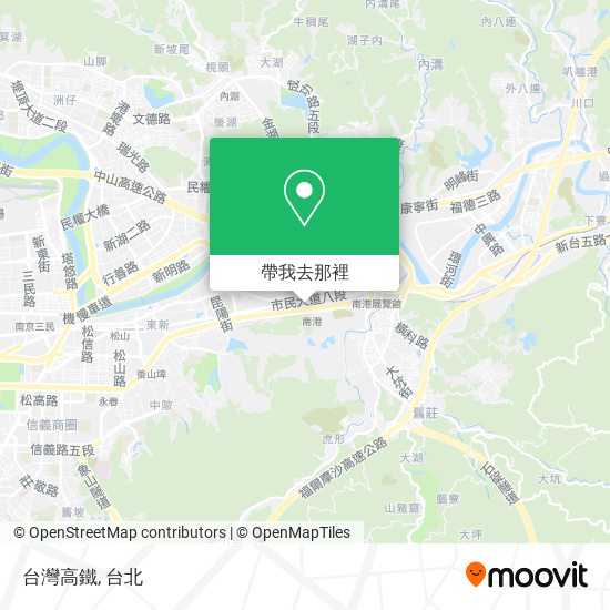 台灣高鐵地圖