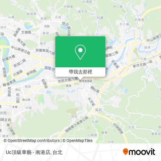 Uc頂級車藝 - 南港店地圖
