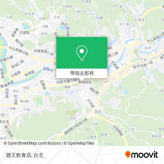 翅王飲食店地圖
