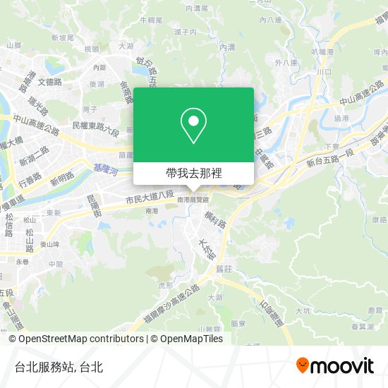 台北服務站地圖