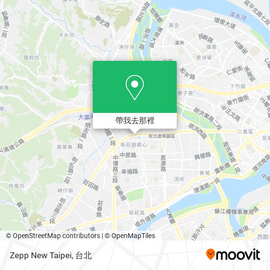 Zepp New Taipei地圖
