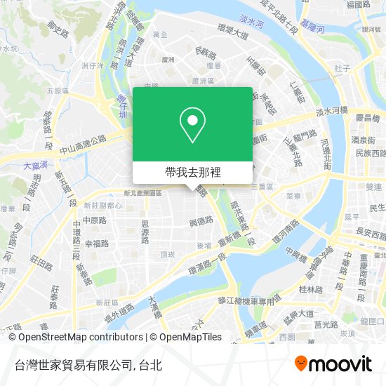 台灣世家貿易有限公司地圖