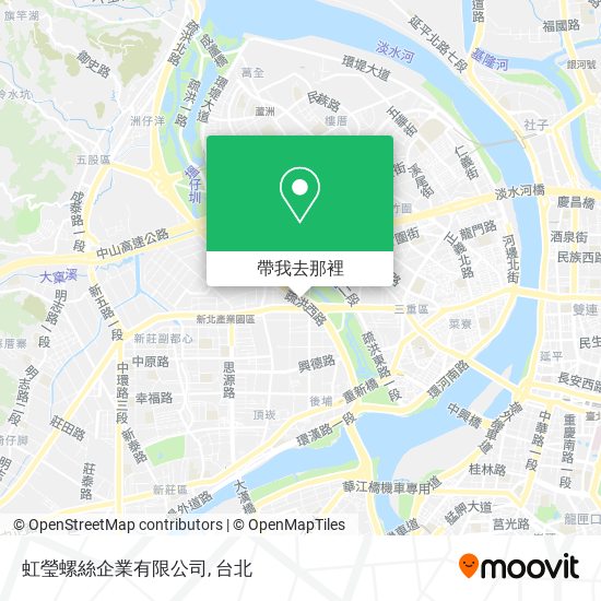 虹瑩螺絲企業有限公司地圖