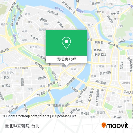 臺北縣立醫院地圖
