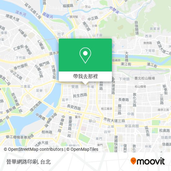 晉華網路印刷地圖