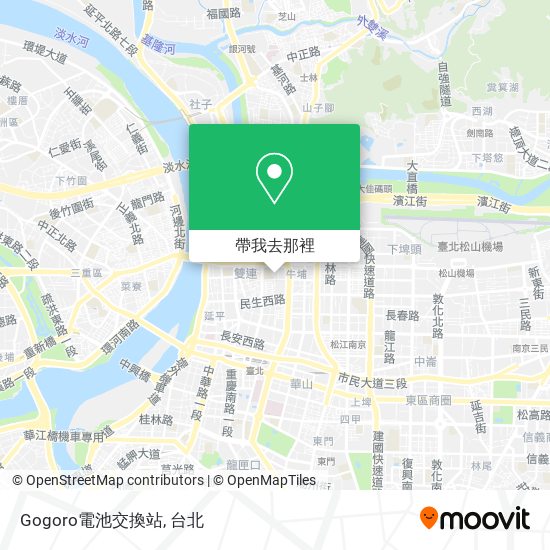 Gogoro電池交換站地圖