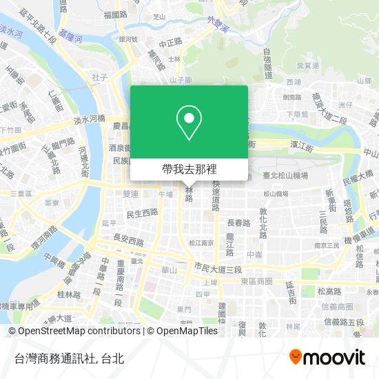 台灣商務通訊社地圖