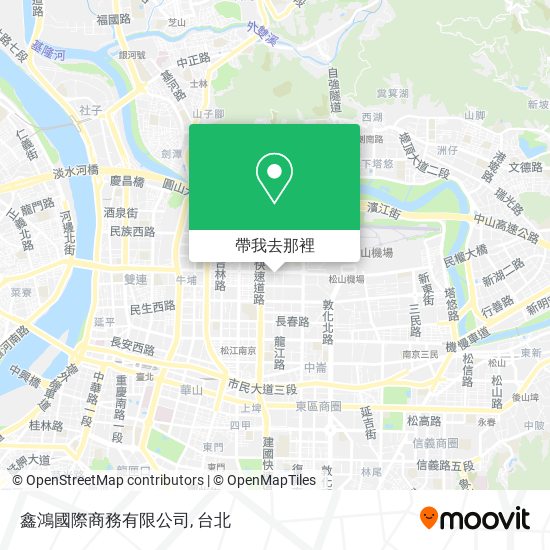 鑫鴻國際商務有限公司地圖