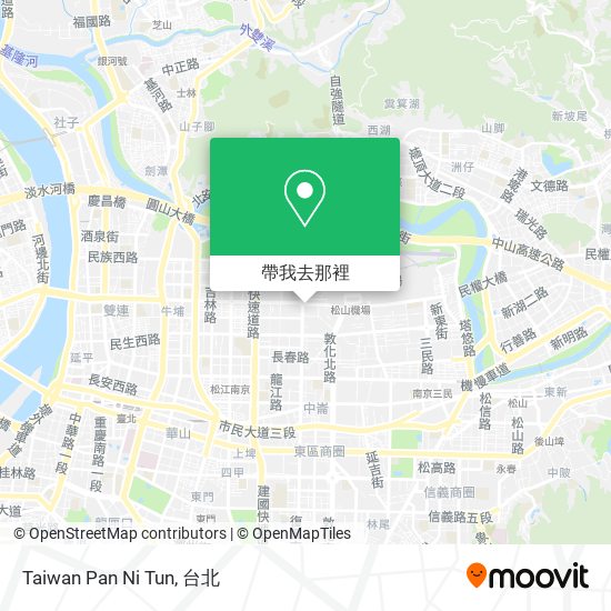 Taiwan Pan Ni Tun地圖
