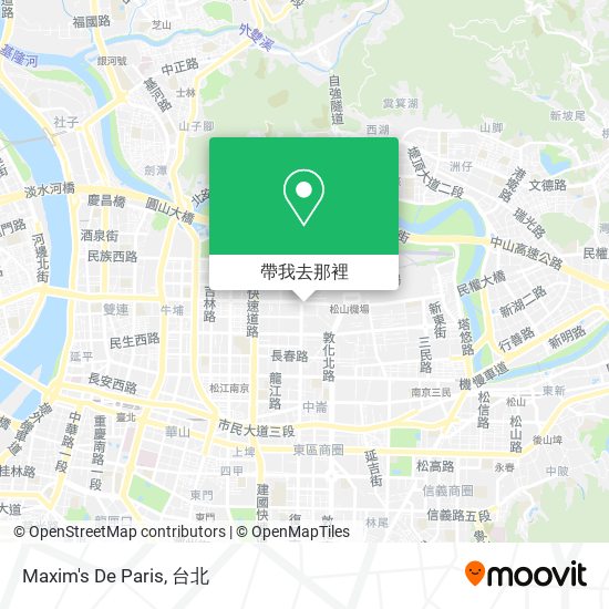 Maxim's De Paris地圖