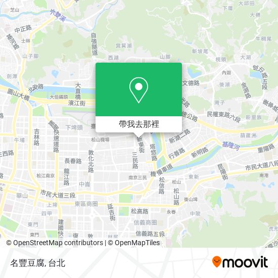 名豐豆腐地圖