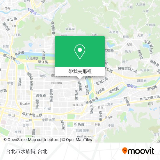 台北市水族街地圖