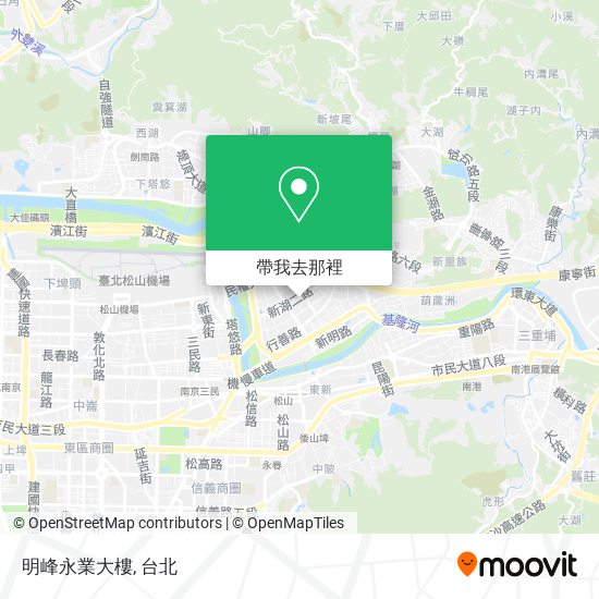 明峰永業大樓地圖