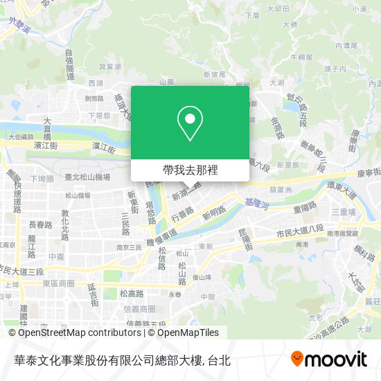 華泰文化事業股份有限公司總部大樓地圖