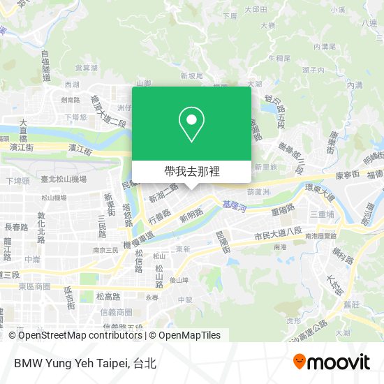 BMW Yung Yeh Taipei地圖