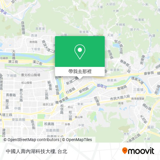 中國人壽內湖科技大樓地圖