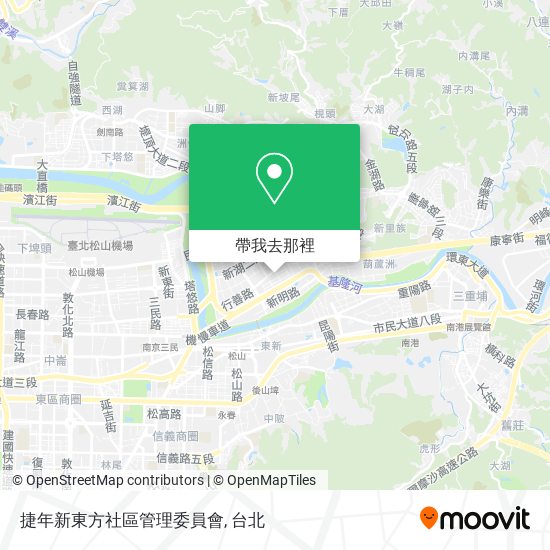 捷年新東方社區管理委員會地圖