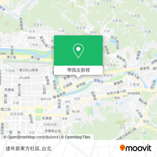 捷年新東方社區地圖