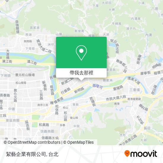 絜藝企業有限公司地圖