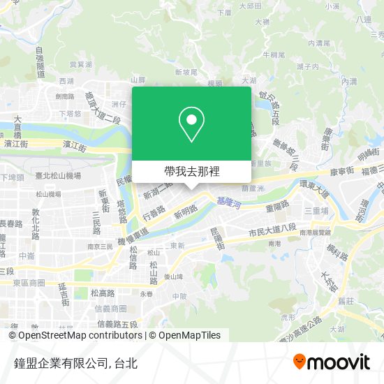 鐘盟企業有限公司地圖