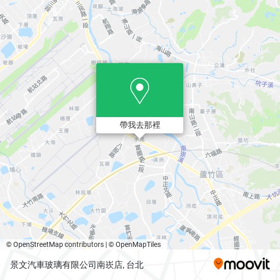 景文汽車玻璃有限公司南崁店地圖