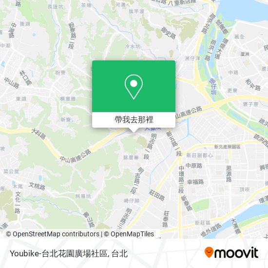Youbike-台北花園廣場社區地圖