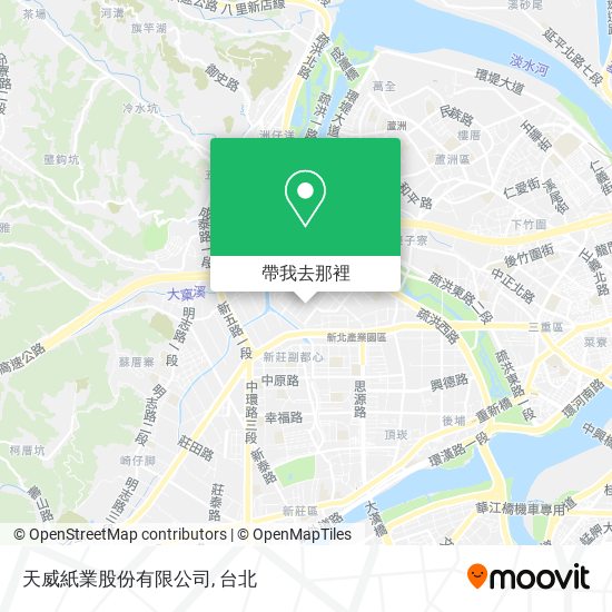 天威紙業股份有限公司地圖