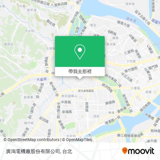 廣鴻電機廠股份有限公司地圖