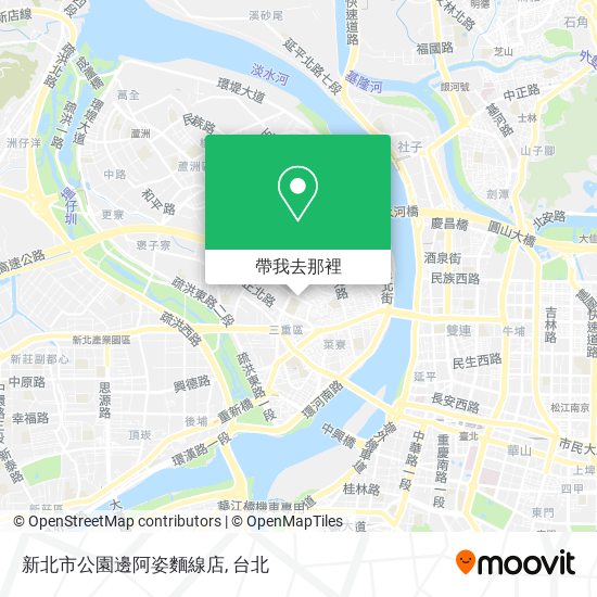 新北市公園邊阿姿麵線店地圖