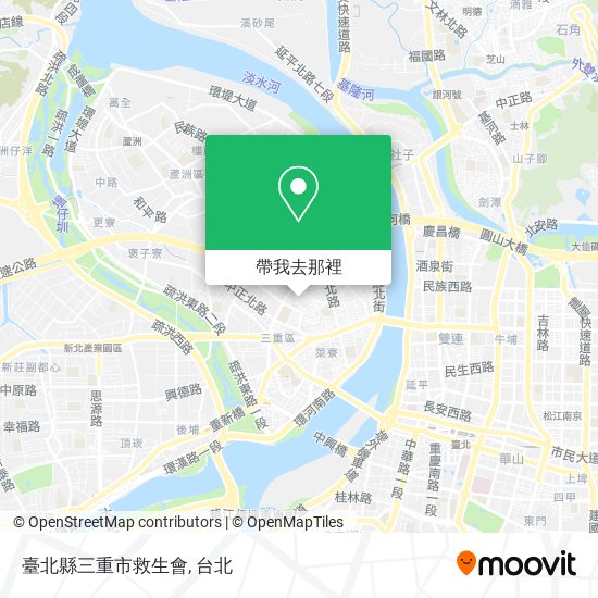 臺北縣三重市救生會地圖