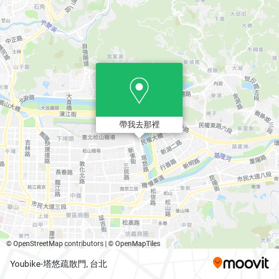 Youbike-塔悠疏散門地圖