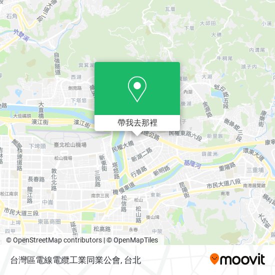 台灣區電線電纜工業同業公會地圖