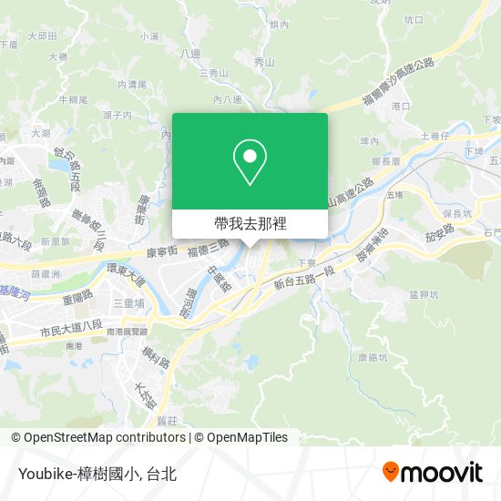 Youbike-樟樹國小地圖