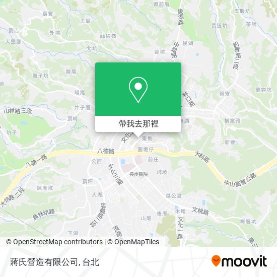 蔣氏營造有限公司地圖