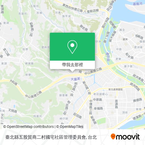 臺北縣五股貿商二村國宅社區管理委員會地圖