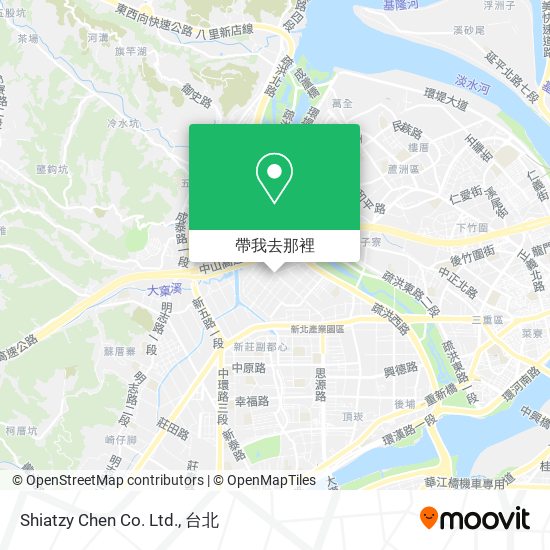 Shiatzy Chen Co. Ltd.地圖