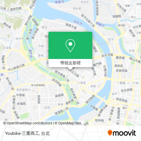 Youbike-三重商工地圖