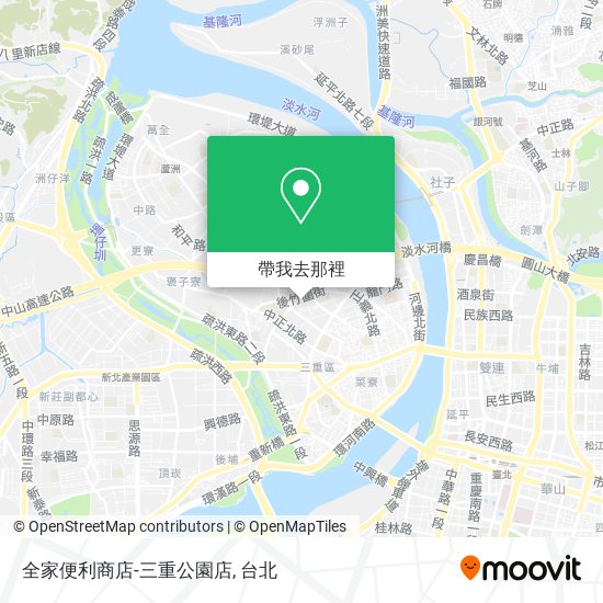 全家便利商店-三重公園店地圖