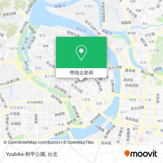 Youbike-和平公園地圖