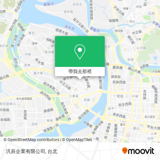 汎辰企業有限公司地圖