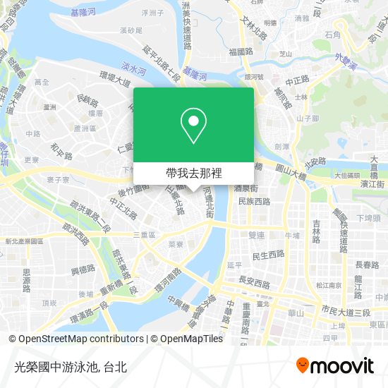 光榮國中游泳池地圖