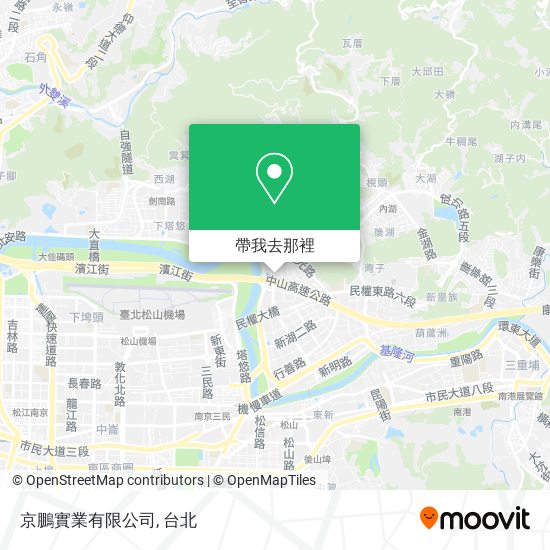 京鵬實業有限公司地圖