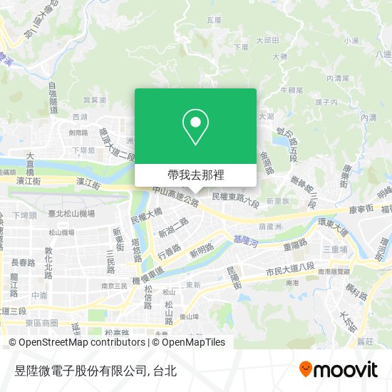 昱陞微電子股份有限公司地圖