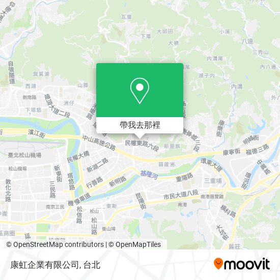 康虹企業有限公司地圖