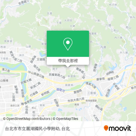 台北市市立麗湖國民小學附幼地圖
