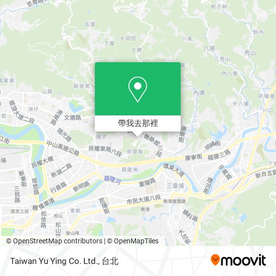 Taiwan Yu Ying Co. Ltd.地圖