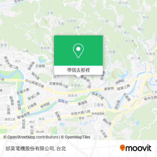 邰莫電機股份有限公司地圖