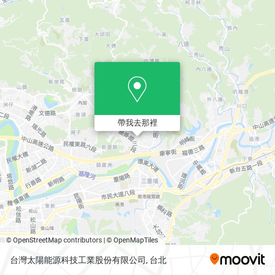 台灣太陽能源科技工業股份有限公司地圖